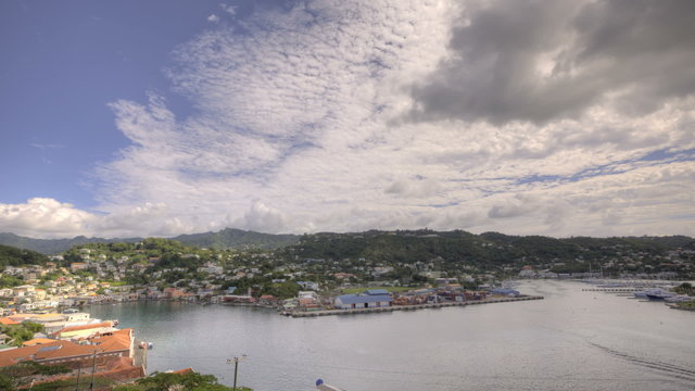 St Georges Bay in Grenada HDR