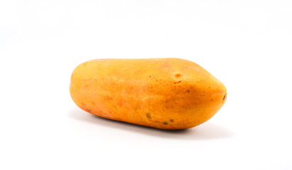 papaya isolate on  white background 
