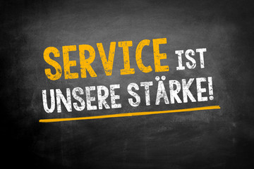 Service ist unsere St&auml;rke!