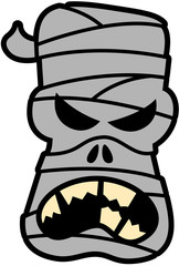 Angry Halloween Mummy
