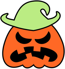 Angry Halloween Scarecrow