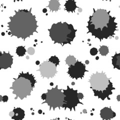 Seamless pattern of blots