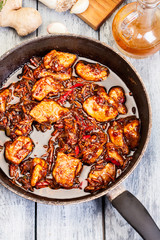 Pork in chinese with vegetables