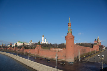Obraz premium Kremlin - Spring in Moscow