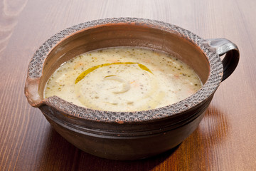 Potato soup with Vegetable