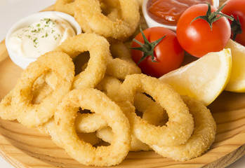 Detalle de calamares
