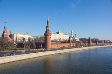 Obraz premium Kremlin - Spring in Moscow