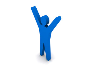 Obraz premium Winner. Leader. Successful.