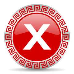 Fototapeta premium cancel icon