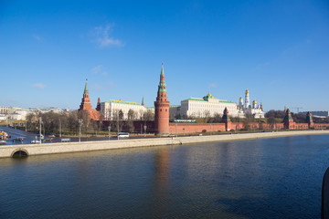 Naklejka premium Kremlin - Spring in Moscow