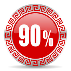 90 percent icon