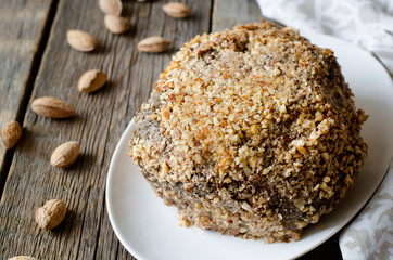 pork baked in almond crumb