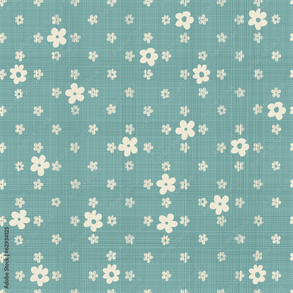 Poster cute geometric seamless pattern with fabric texture effect