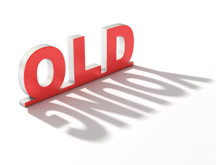 old young 3d concept