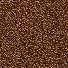 Vector abstract background made from coffee beans
