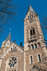 Fototapeta premium 2709 Neuss - Westseite Christuskirche