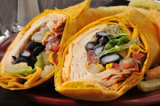 Southwest Chipotle Chicken Wrap