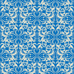 vector damask wallpaper. design elements. flower backdrop