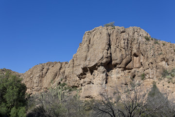 Fototapeta na wymiar Magma Ridge w pobliżu miasta Surprise, AZ