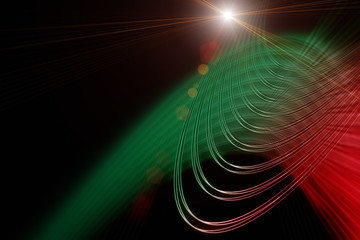 Fototapeta na wymiar futuristic wave background design with lights