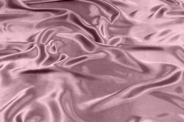 Wavy silk fabric background.