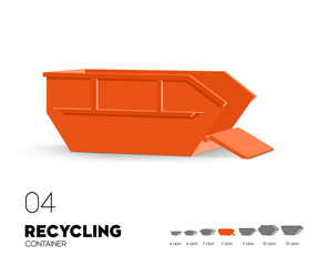Recycling - Container offen 7 cbm