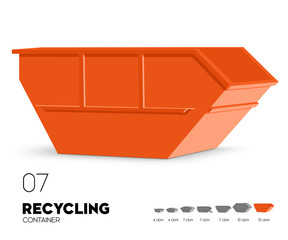 Abfall, Recycling - Container offen 10 cbm