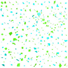 Colored paper in flight