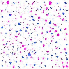 Colored paper in flight