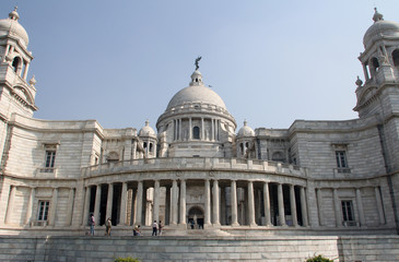 Fototapeta na wymiar Victoria memorial, Kolkata, India