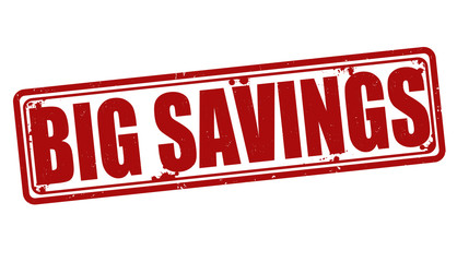 Big savings stamp