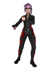 Obraz premium 女性戦士