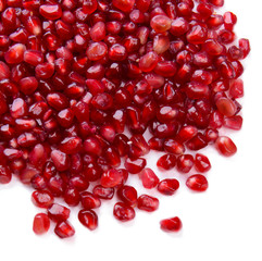 Ripe pomegranate close-up