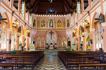 Fototapeta premium Inside of St Maria Church.