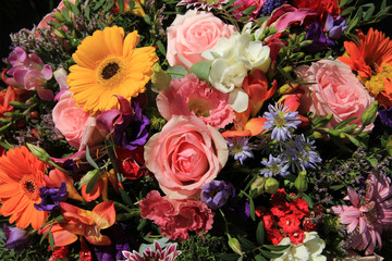 Mixed flower arrangement