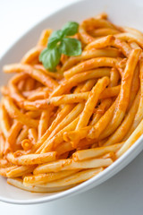 pasta with tomato sauce