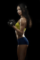 Fototapeta premium Fitnes beauty