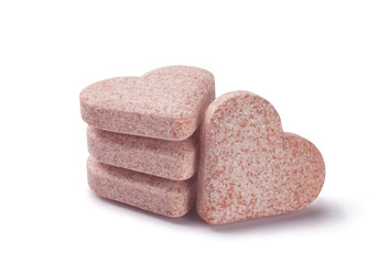 Heart-shaped pills