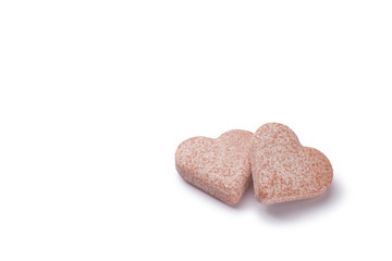 Heart-shaped pills