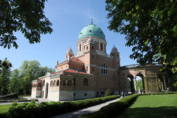 Church of Christ the King, Mirogoj cemetery in Zagreb - Croatia