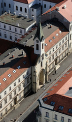 Fototapeta premium Church of Saint Vincent de Paul in Zagreb, Croatia.