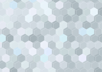 Geometrical hexagon structure background template