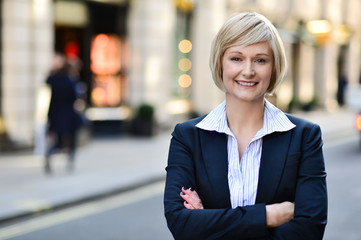 Confident business woman portrait