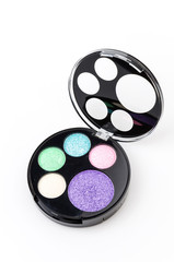 Isolated eye shadow makeup