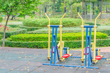 Fototapeta premium Outdoor gym park