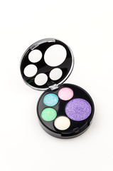 Isolated eye shadow makeup