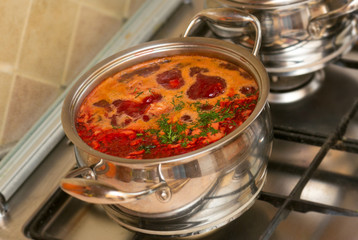 Ukrainian borsch