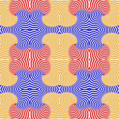 Design seamless colorful swirl movement pattern. Abstract twisti