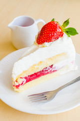 Cake strawberry