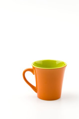 Isolated Orange mug